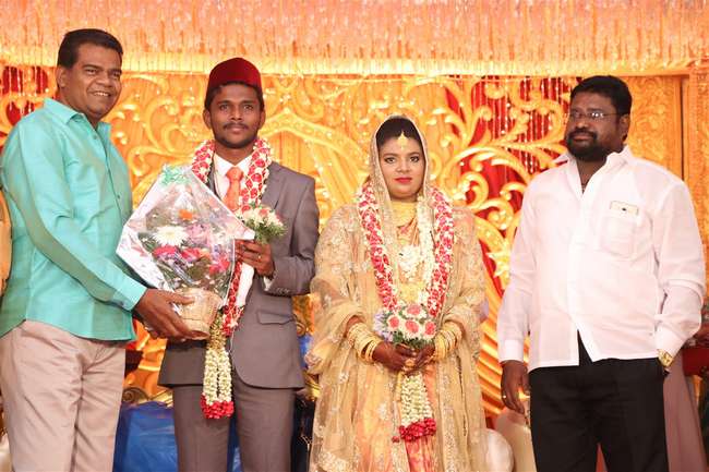 Chidambaram Railway Gate Movie Producer Daughter Marriage Stills